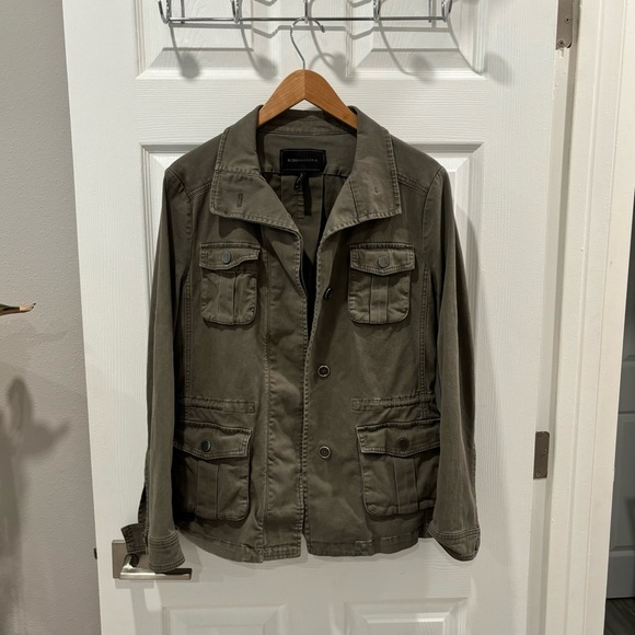 BCBG Max Azria Bronnen Safari / Utility Jacket size Medium - Picture 6 of 14